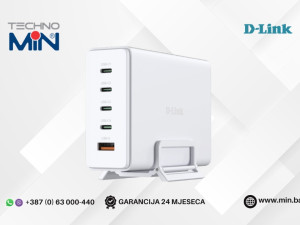 D-Link Punjač GaN 240W 4x USB-C 1x USB-A DCF-241, Black