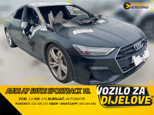 DIJELOVI AUDI A7 50TDI SPORTBACK 3.0 TDI 210KW 4X4 MJENJAC MOTOR