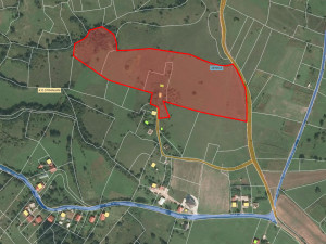 Zemljište sa ruševnom kućom, Stranjani, Zenica, P=28092m2
