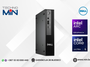 Dell Pro Micro QCM1250 Core Ultra 5 235T, 8GB RAM, 512GB SSD