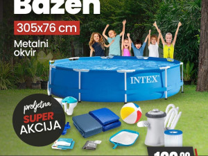 Bazen Intex 305 x 76 cm Beachside oprema