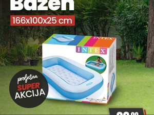 Bazen Intex 166 x 100 x 25 cm