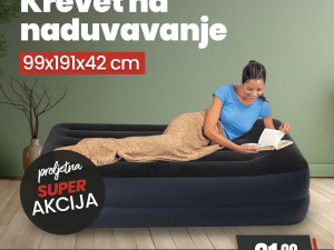 Krevet Dušek na naduhavanje Intex 99 x 191 x 42 cm