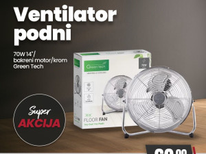 Ventilator podni 70W 36 cm Green Tech
