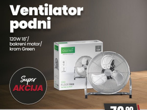 Ventilator podni 120W 46 cm Green Tech