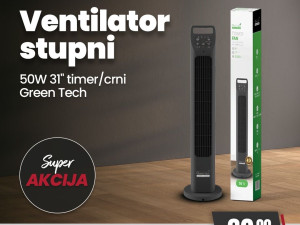 Ventilator stupni 50W 80 cm Green Tech