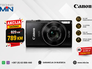 Canon IXUS 285 HS Black Digitalni fotoaparat 20.2MP 12x Zoom