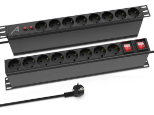 Audibax PSR16-2SF 19 inča rack napojna letva (1U)