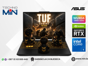 ASUS TUF F16 16" Core 5 210H, 16GB RAM, 512GB SSD, RTX 4050