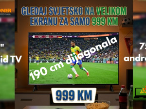 TELEVIZOR 75 INCH SMART ANDROID 24 MJESECI GARANCIJE HOBART