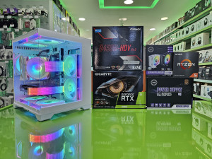 Gaming PC Ryzen 5 5500 /16GB/RTX 3060 8GB/SSD500GB+HDD500GB