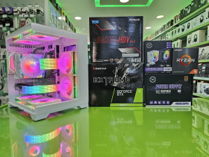 Gaming PC Ryzen 5 5500 /16GB/RTX 1660 TI 6GB/SSD500GB+HDD500GB