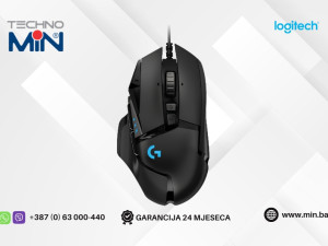 Logitech G502 Hero USB Gaming Miš 25600 DPI 910-005471, Black