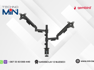 Gembird stoni nosač za dva monitora 17"-32" MA-DA2P-02 Crni
