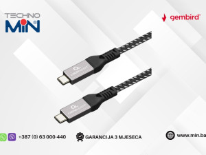Gembird USB4 Gen 3x2 kabal Type-C 240W 40Gbps 1.5m