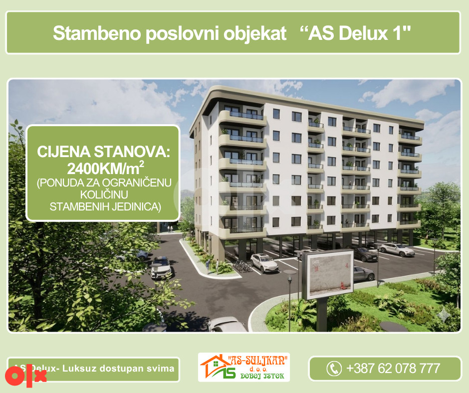 Stan Doboj Istok 45m2