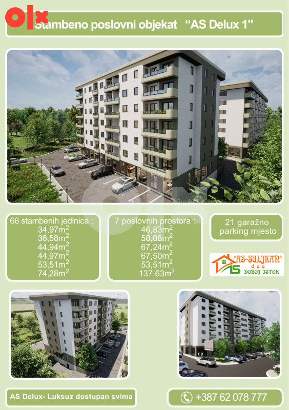Stan Doboj Istok 45m2 2