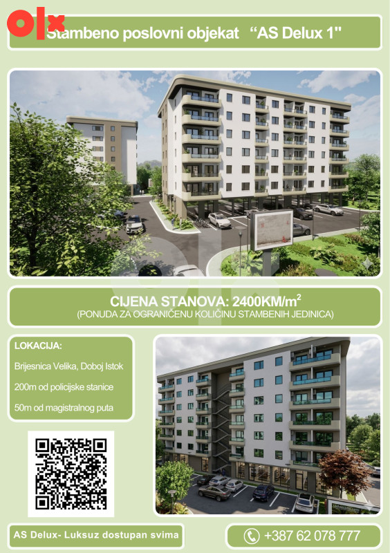 Stan Doboj Istok 45m2 3