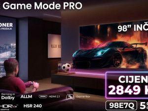 98" HISENSE SMART 4K UHD Hi-QLED TV 98E7Q