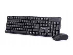Tastatura + miš wireless GEMBIRD KBS-WMS-01-W, Silent