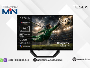 Televizor TESLA 24E655BHS 24" HD Ready DLED, Google TV (Smart TV)