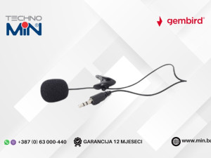 Gembird klip mikrofon 3.5mm MIC-C-01 crni