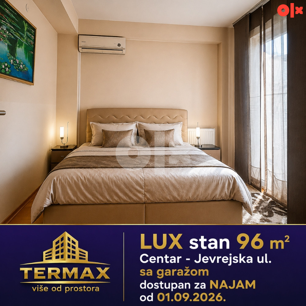 Stan CENTAR 96 m² - JEVREJSKA - dostupan od 01.09. - Więcej
