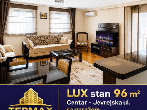Stan CENTAR 96 m2 - JEVREJSKA - dostupan od 01.09.