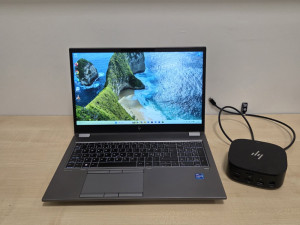 HP Zbook Fury 15 G8 i7-11850H; 64GB RAM; RTX A3000; GRATIS DOCK