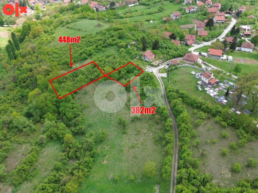 Zemljište, Zenica, Gradišće, P=830m2