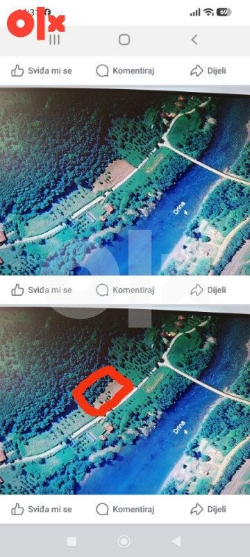 Zemljište 2000m2 Goražde-Osanica- pogled na Drinu 2