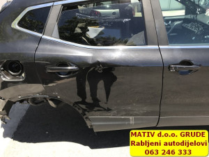 Vrata zadnja DESNA Nissan Qashqai J11 2014
