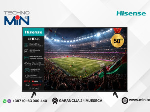 Televizor Hisense 50A6K, 50" 4K UHD DLED, VIDAA OS (Smart TV)