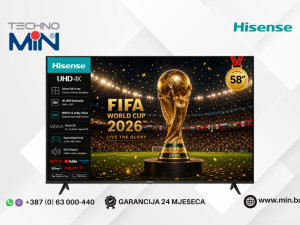 Televizor Hisense 58A6K, 58" 4K UHD DLED, VIDAA OS (Smart TV)