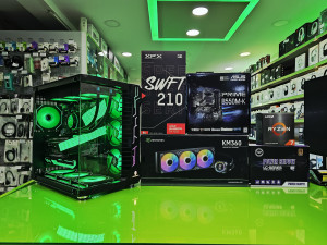 Gaming PC MAX Ryzen 7 5700X /16GB/RX 7600 8GB/SSD 500GB + HDD 1TB
