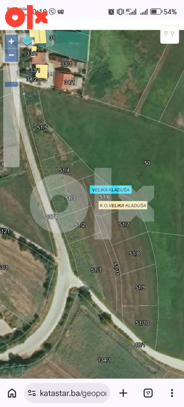 Zemljište Parcele Velika Kladuša Drmaljevo Miljkovići