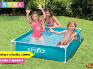 INTEX Bazen; 122 x 122 x 30 cm