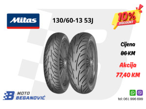 Guma 130 60 13 130/60-13 53J TOURING FORCE-SC TL MITAS
