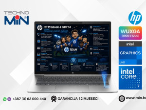 HP ProBook 4 G1iR 14 - 14" IPS, Core 7 150U, 16GB RAM, 512GB SSD