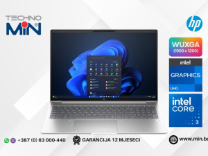 HP ProBook 4 G1iR 16 - 16" IPS, Core 3 100U, 16GB RAM, 512GB SSD