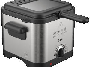 Friteza Zilan, kapacitet 1.5 l, 2000 W, crna