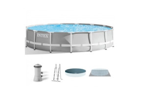 INTEX bazen sa pumpom 457x107cm Prism Frame