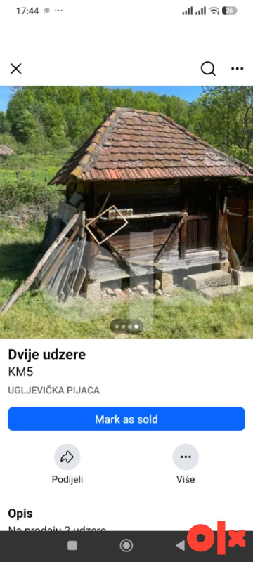 Stara udžera /šupa/magaza