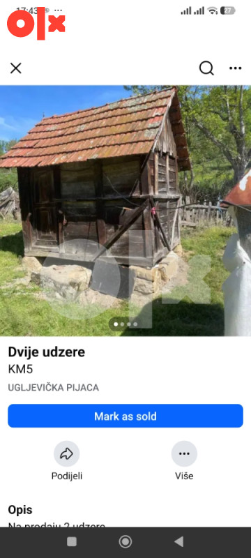 Stara udžera /šupa/magaza 2