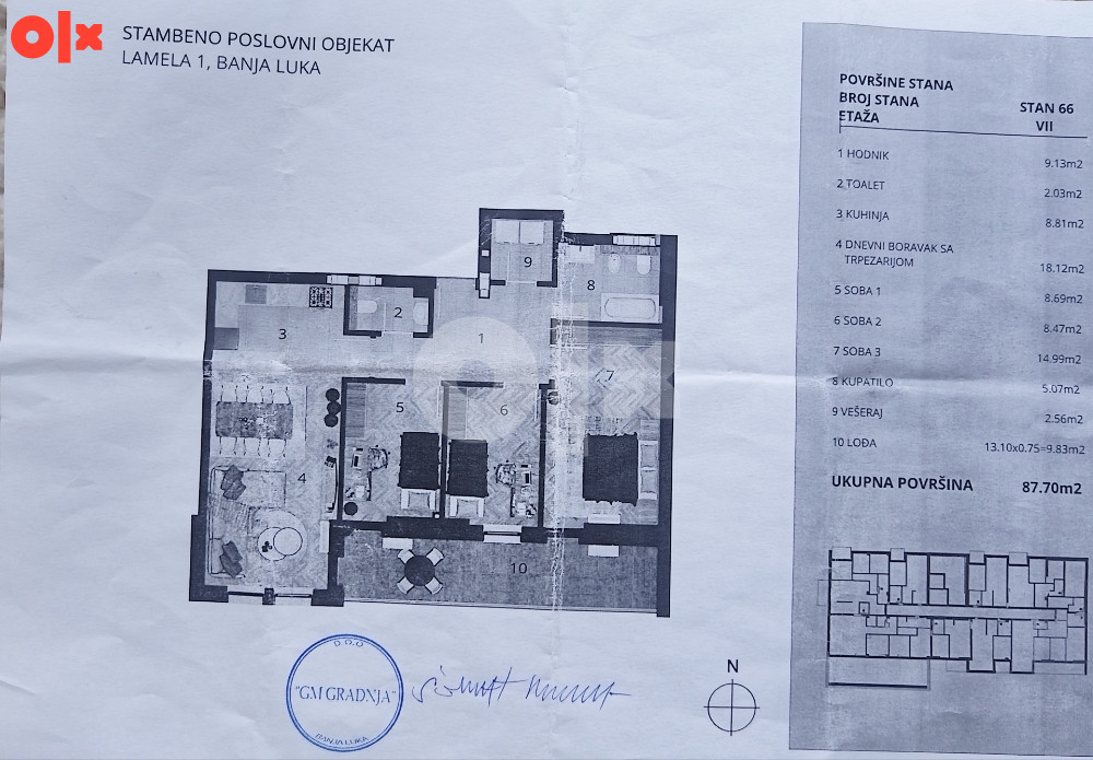Oaza Vrbas.Novi Borik-Stanovi i apartmani Banja Luka 2