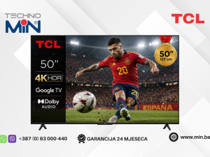 Televizor TCL 50P631, 50" 4K UHD LED, Google TV (Smart TV)