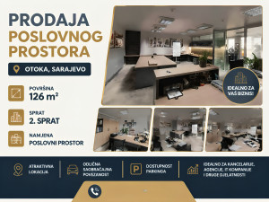 Business office space 126m2 +30m2 balcony