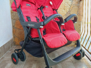 DJECIJA KOLICA ZA BLIZANCE dupla PEG PEREGO ARIA SHOPPER kao NOVA