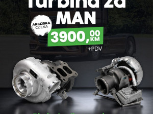 AKCIJSKA CIJENA MAN TGX TGS DIJELOVI TURBINA GARRET EURO 6