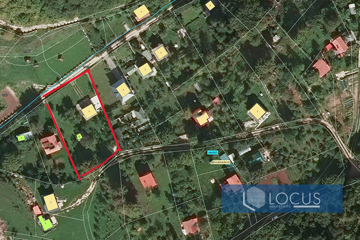 LOCUS: Vikendica na parceli 1.421m2, Miševići, Hadžići 19